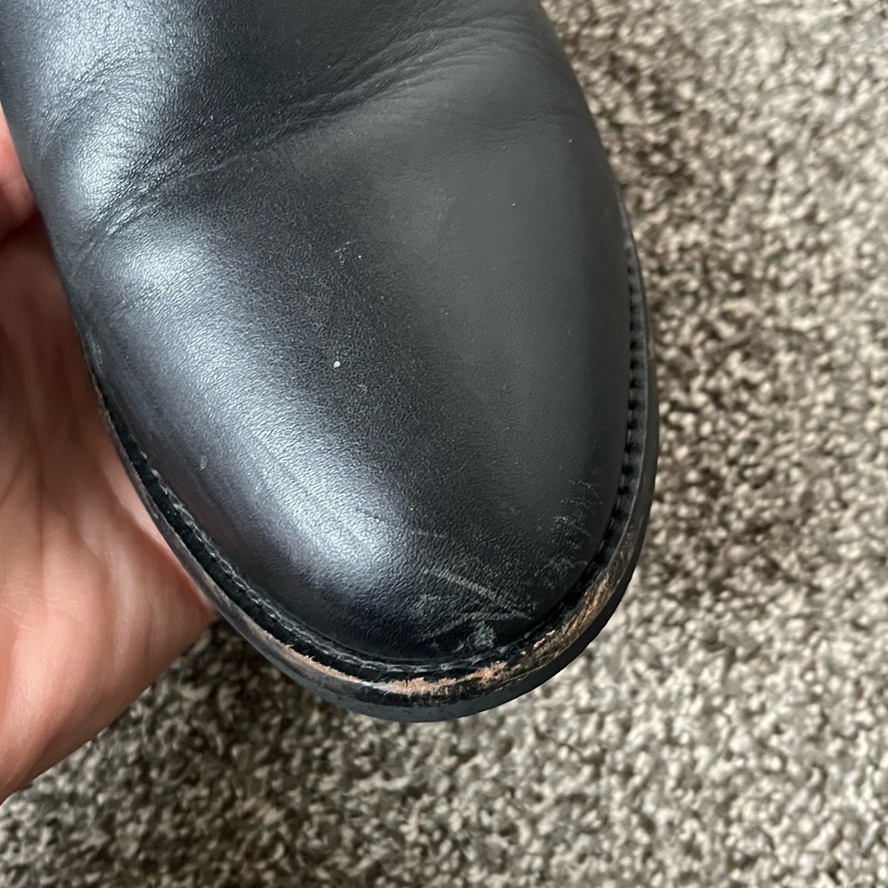 THURSDAY Duchess Leather Chelsea Boots 8 - Picture 7 of 9